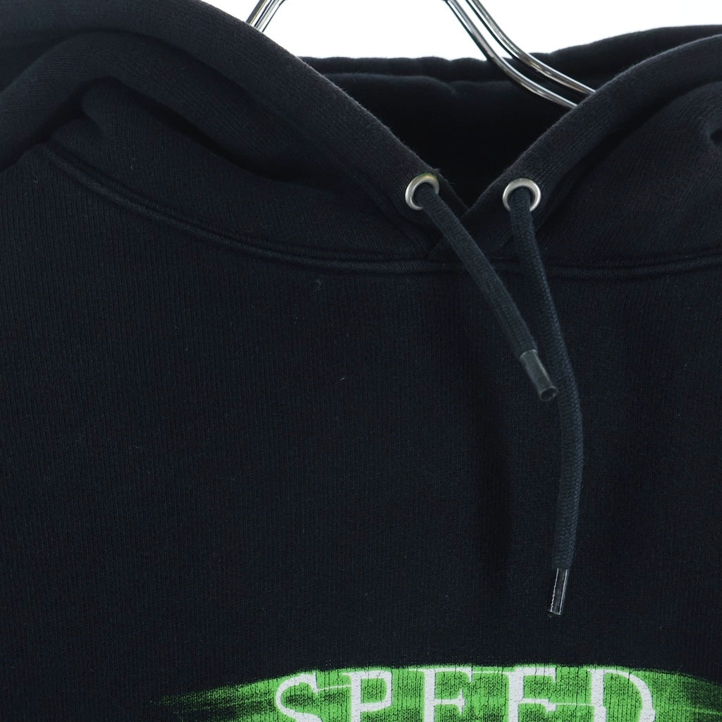 BALENCIAGA(バレンシアガ) 19SS Speed Hunters Hoodie スピードハンターズフーディ オーバーサイズ プルオーバーパーカー ブラック 556136 TDV15 556136 TDV15