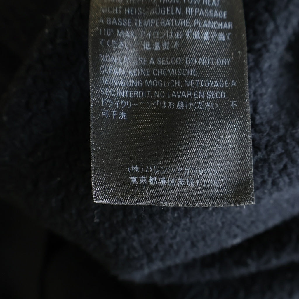 BALENCIAGA(バレンシアガ) 19SS Speed Hunters Hoodie スピードハンターズフーディ オーバーサイズ プルオーバーパーカー ブラック 556136 TDV15 556136 TDV15