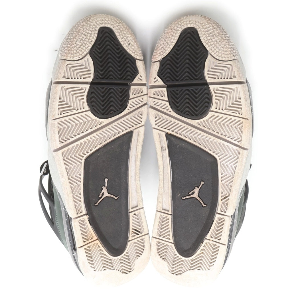 NIKE(ナイキ) AIR JORDAN 4 RETRO Fear エアジョーダン レトロ フィアー ミッドカットスニーカー ブラック/グレー US9.5/27.5cm FQ8138-002