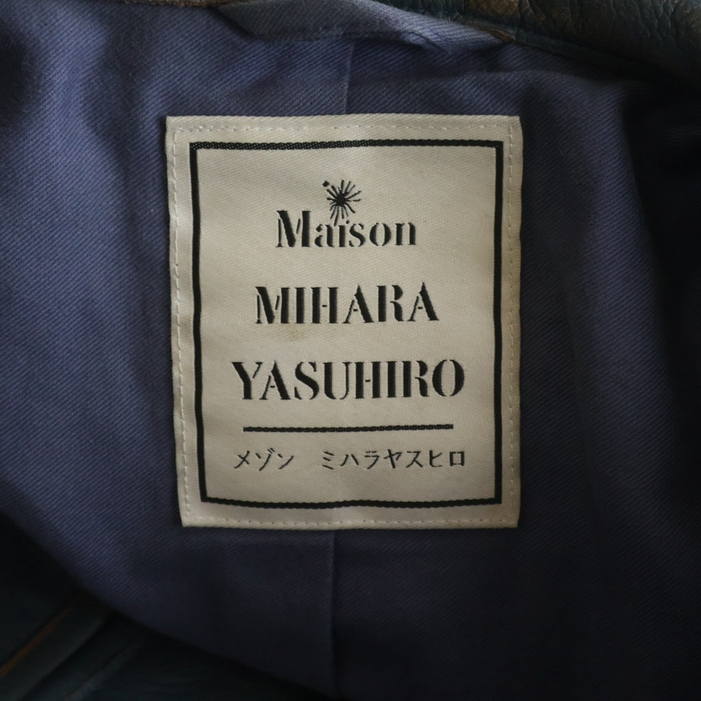 MIHARA YASUHIRO(ミハラヤスヒロ) 16AW ダブル ライダース レザー