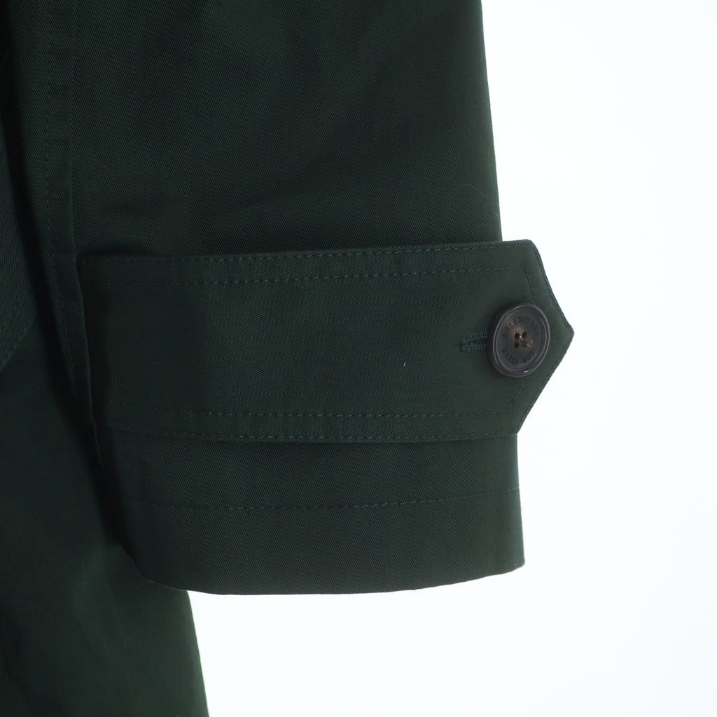 BALENCIAGA(バレンシアガ) Tie waist coat コットン タイ ウエスト コート グリーン 814381 TBP01