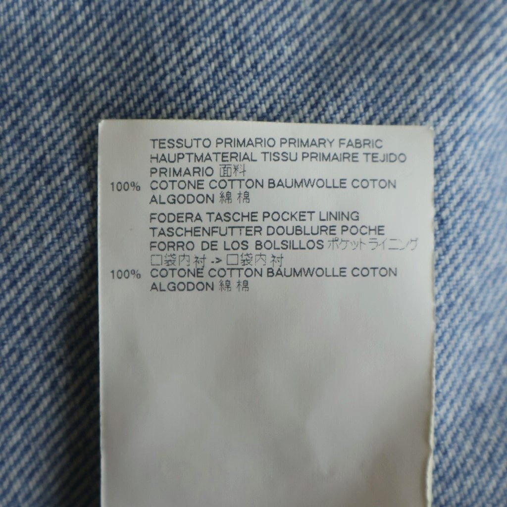 MM6 Maison Margiela(エムエムシックスメゾンマルジェラ) ハーフボタン ノースリーブ デニムワンピース インディゴ レディース S32CT0956 S30460