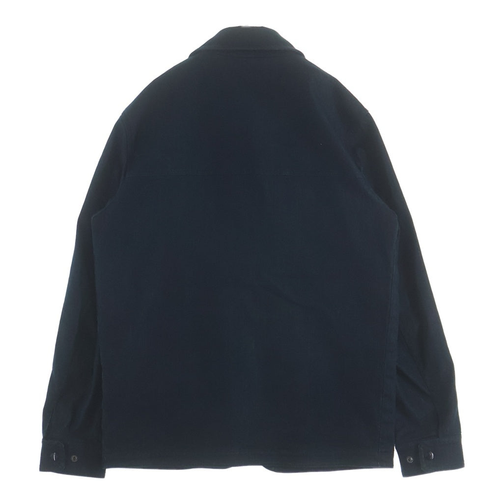 MONCLER(モンクレール) 26AW HADERU GIUBBOTTO 袖ロゴワッペン デニム カバーオール インディゴ L20911G00005 598X1
