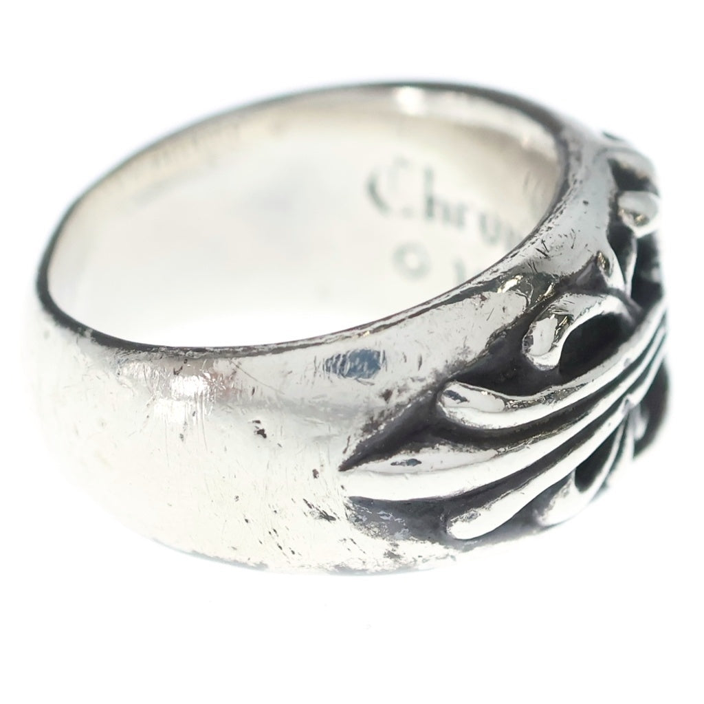 CHROME HEARTS(クロムハーツ) FLRL CRS 1DIA フローラルクロス 1ダイヤ リング シルバー
