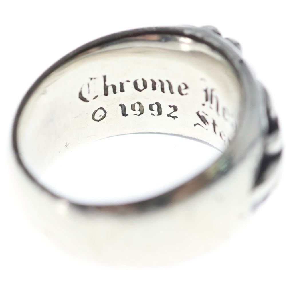 CHROME HEARTS(クロムハーツ) FLRL CRS 1DIA フローラルクロス 1ダイヤ リング シルバー