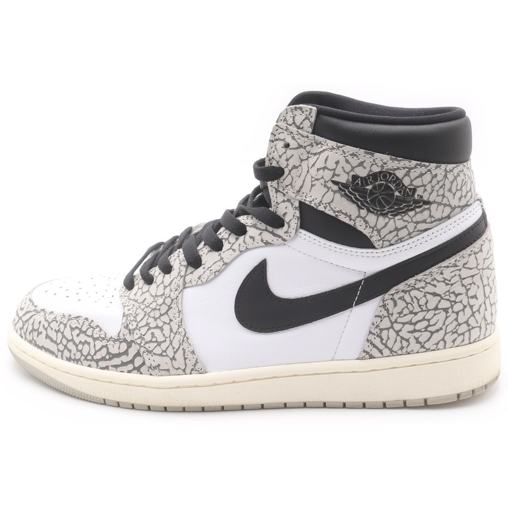 NIKE(ナイキ) AIR JORDAN 1 RETRO HIGH OG WHITE CEMENT ELEPHANT DZ5485-052 エアジョーダン1 ホワイトセメント サファリ ハイカットスニーカー グレーUS10.5/28.5cm