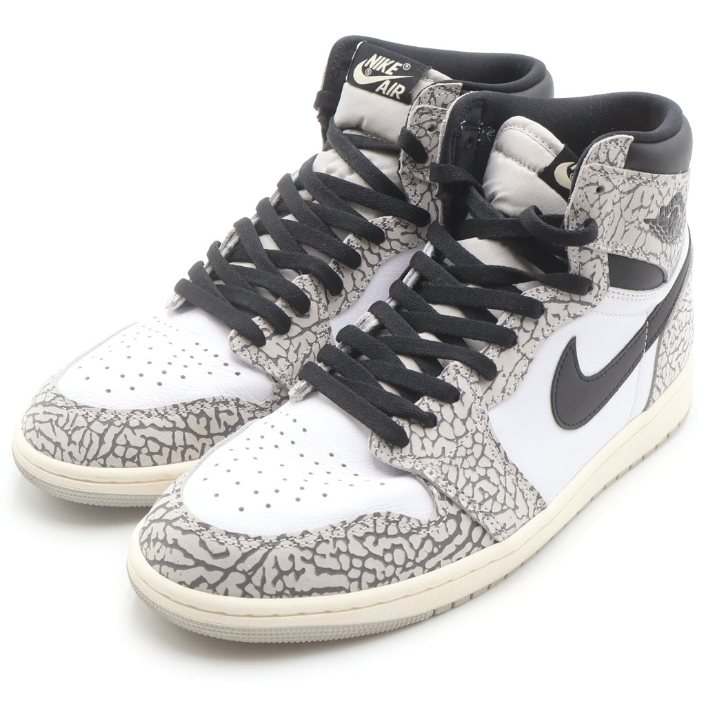 NIKE(ナイキ) AIR JORDAN 1 RETRO HIGH OG WHITE CEMENT ELEPHANT DZ5485-052 エアジョーダン1 ホワイトセメント サファリ ハイカットスニーカー グレーUS10.5/28.5cm