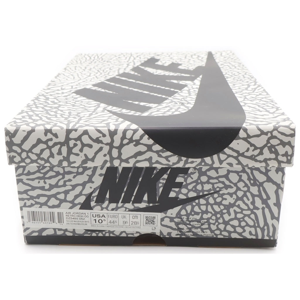 NIKE(ナイキ) AIR JORDAN 1 RETRO HIGH OG WHITE CEMENT ELEPHANT DZ5485-052 エアジョーダン1 ホワイトセメント サファリ ハイカットスニーカー グレーUS10.5/28.5cm