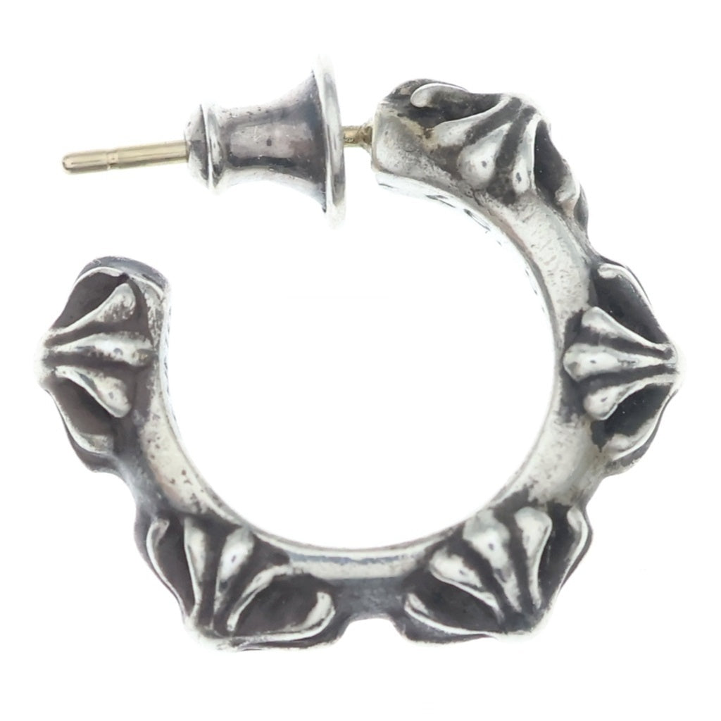 CHROME HEARTS(クロムハーツ) HOOP CROSS クロスバンド フープピアス シルバー BCA100