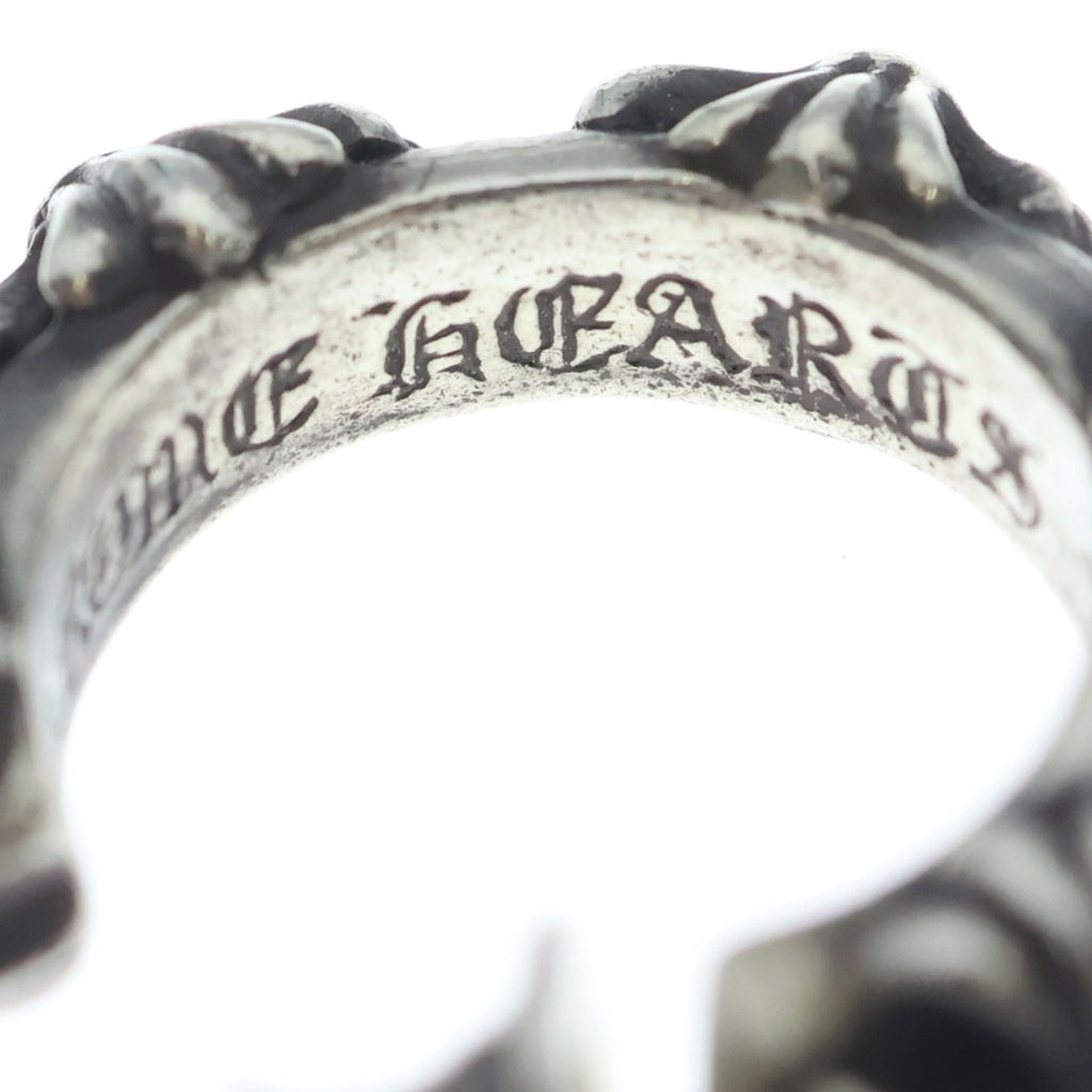 CHROME HEARTS(クロムハーツ) HOOP CROSS クロスバンド フープピアス シルバー BCA100