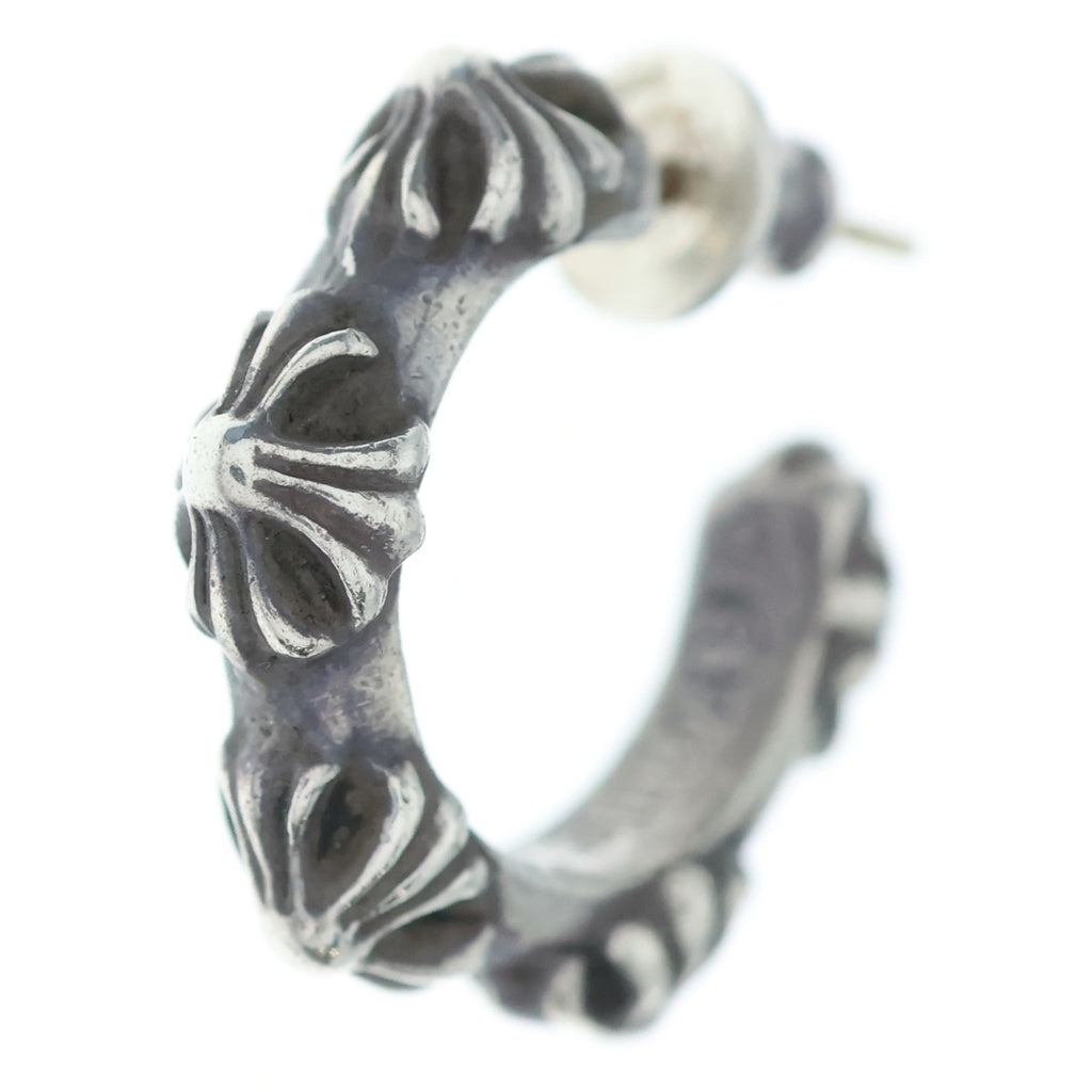 CHROME HEARTS(クロムハーツ) HOOP CROSS クロスバンド フープピアス シルバー BCA100