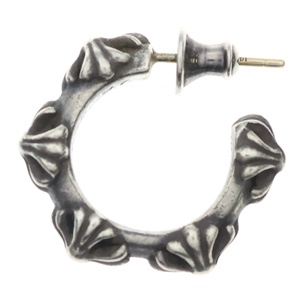 CHROME HEARTS(クロムハーツ) HOOP CROSS クロスバンド フープピアス シルバー BCA100