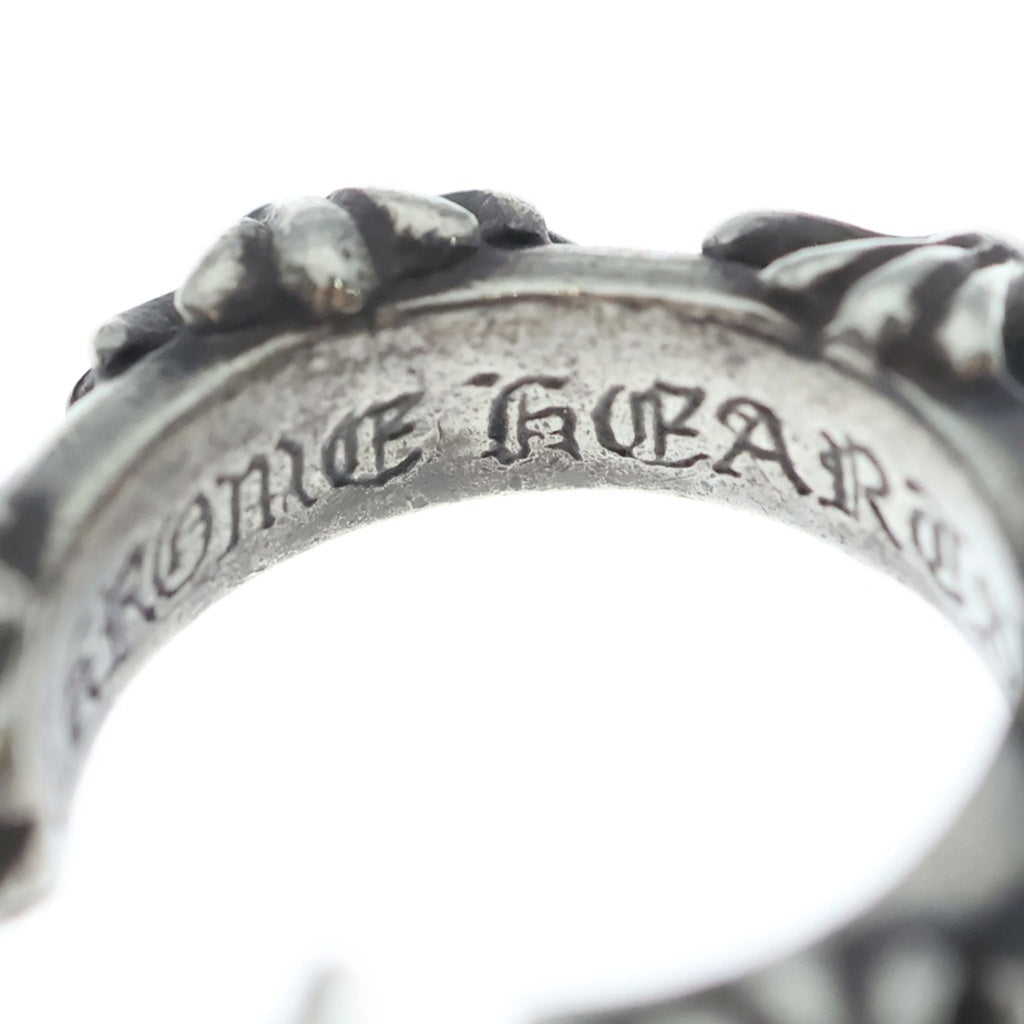 CHROME HEARTS(クロムハーツ) HOOP CROSS クロスバンド フープピアス シルバー BCA100