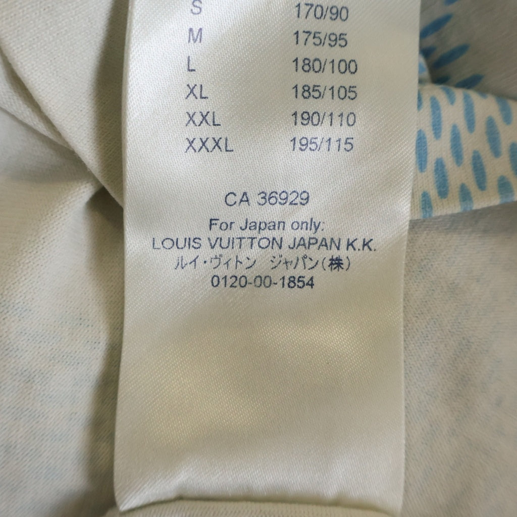 LOUIS VUITTON(ルイヴィトン) 21SS プリンテッドダミエ クルーネック 半袖Tシャツカットソー マルチカラー RM211 NPG HKY74W