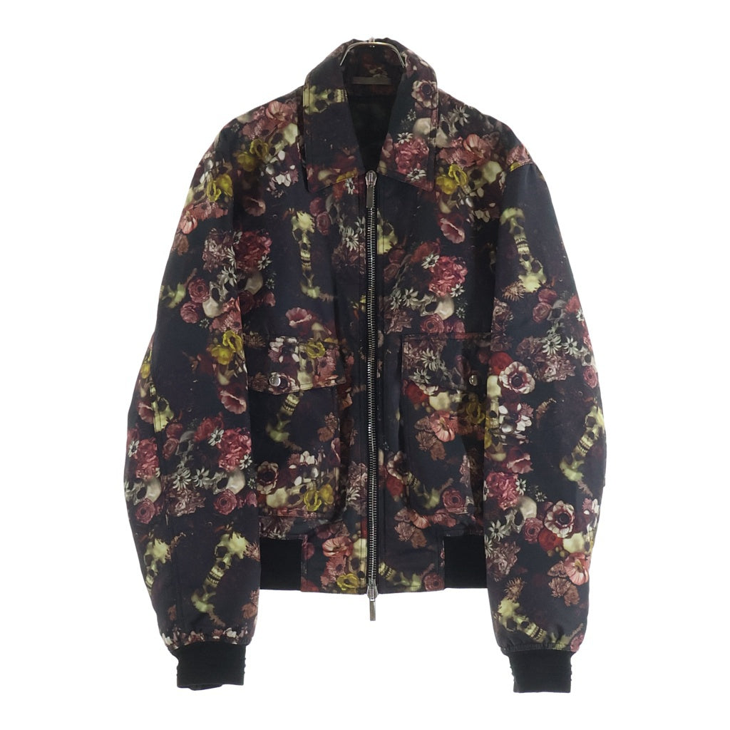 DIOR(ディオール) 17SS xTORU KAMEI Vanitas Skull Flower Bomber Jacket 亀井徹 ヴァニタススカルフラワー ボンバージャケット マルチカラー 763C477A3999
