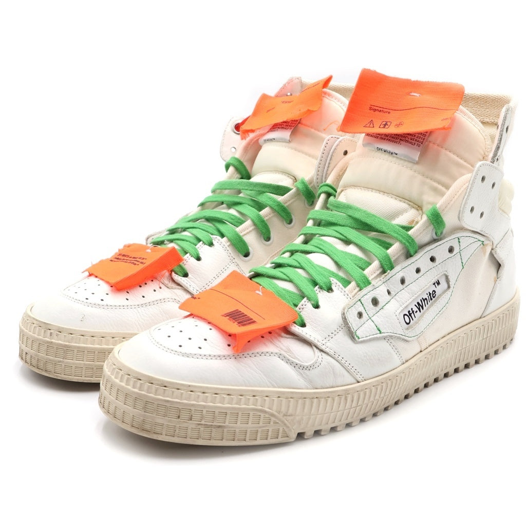 OFF-WHITE(オフホワイト) LOW 3.0 SNEAKERS ハイカットスニーカー ホワイト OMIA065E18A42001 0100