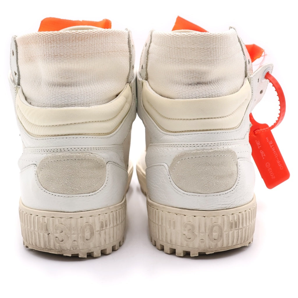 OFF-WHITE(オフホワイト) LOW 3.0 SNEAKERS ハイカットスニーカー ホワイト OMIA065E18A42001 0100