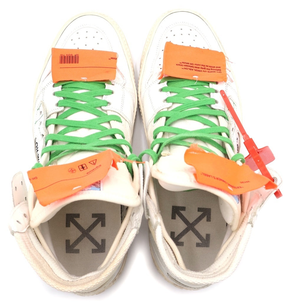 OFF-WHITE(オフホワイト) LOW 3.0 SNEAKERS ハイカットスニーカー ホワイト OMIA065E18A42001 0100