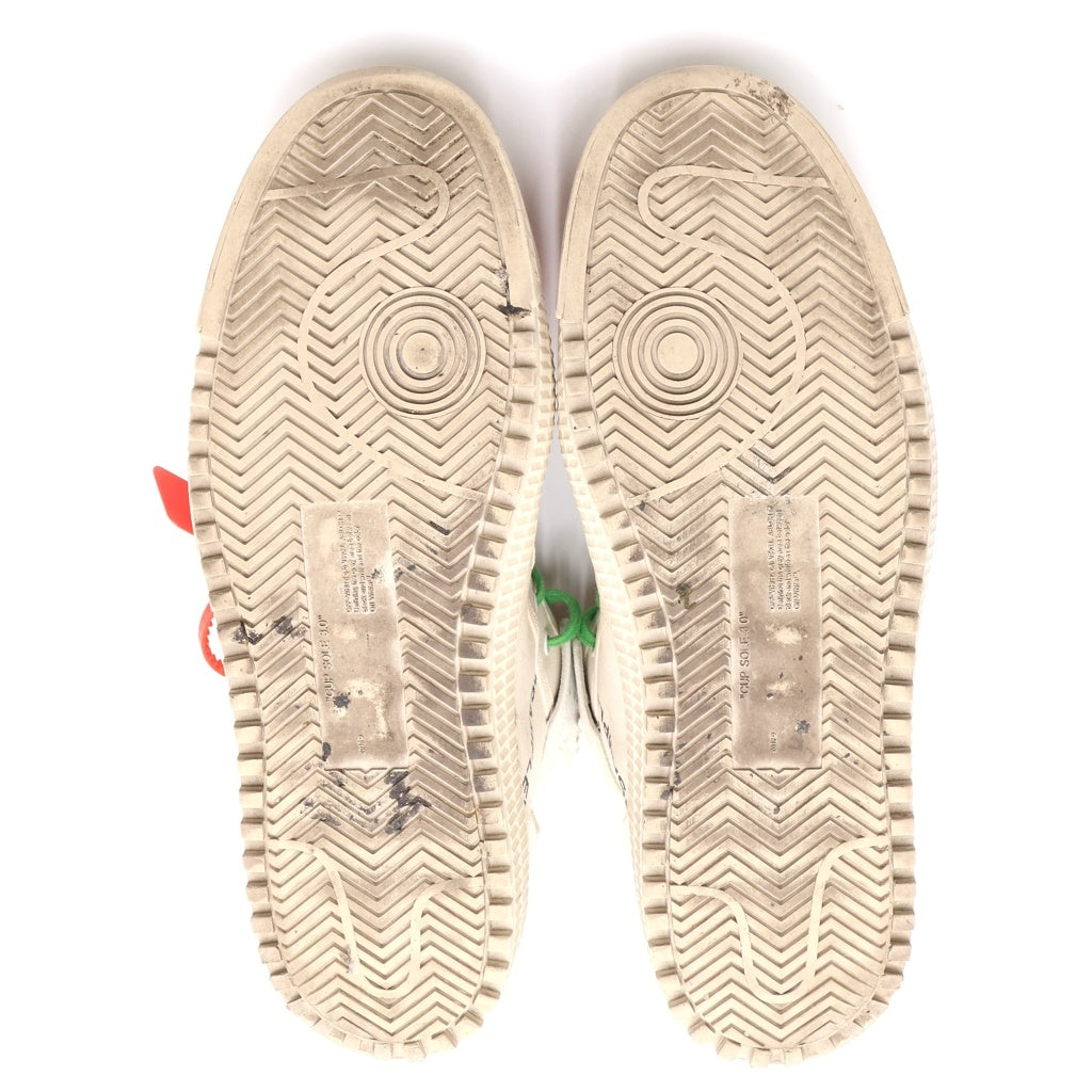 OFF-WHITE(オフホワイト) LOW 3.0 SNEAKERS ハイカットスニーカー ホワイト OMIA065E18A42001 0100