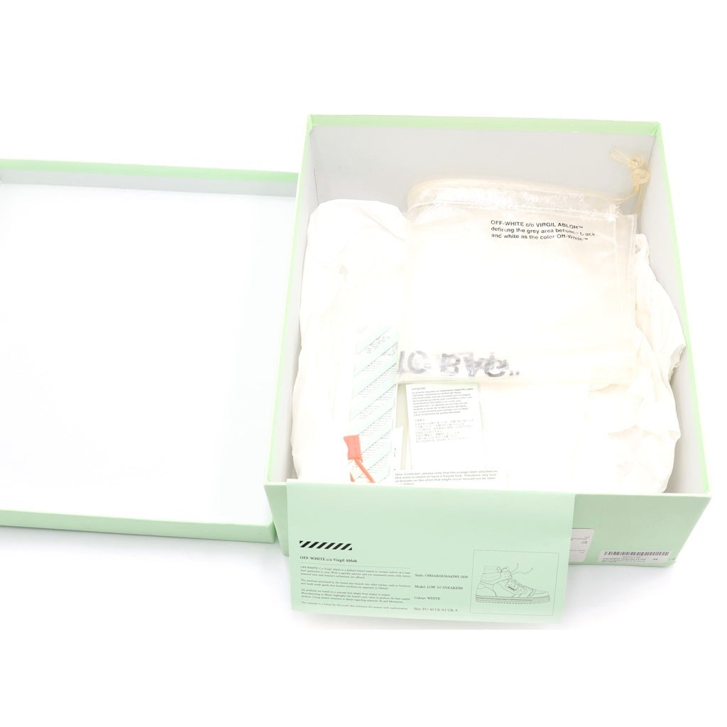 OFF-WHITE(オフホワイト) LOW 3.0 SNEAKERS ハイカットスニーカー ホワイト OMIA065E18A42001 0100