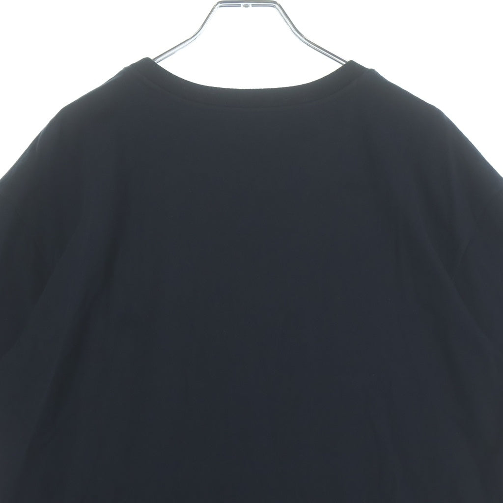 VALENTINO(ヴァレンティノ) フロントロゴプリント クルーネック半袖Tシャツ ショートスリーブカットソー ブラック SV3MG02P5FV