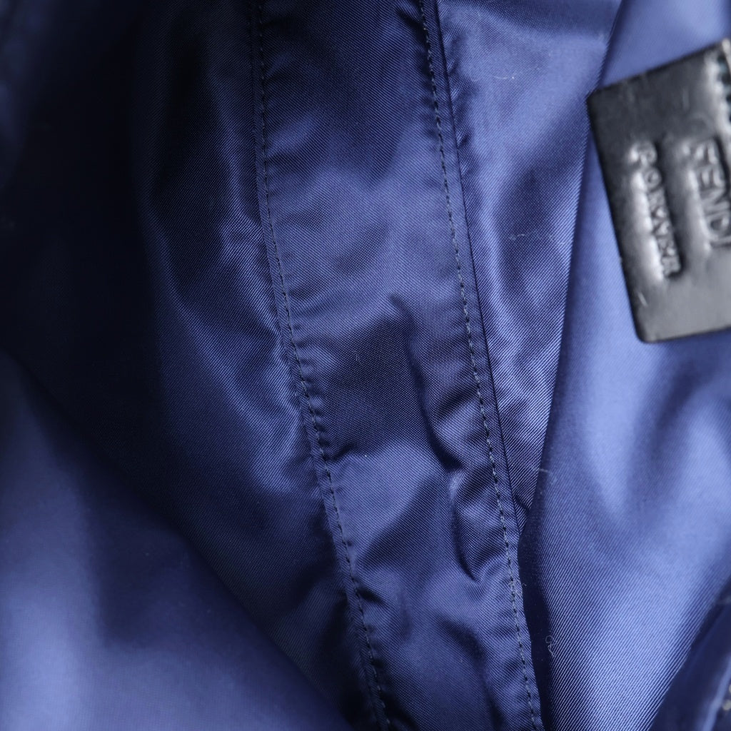 FENDI(フェンディ) ×PORTER ポーター 25周年 3Way ナイロン ショルダーバッグ バケットハンドバッグ ウエストバッグ ネイビー 7AS138