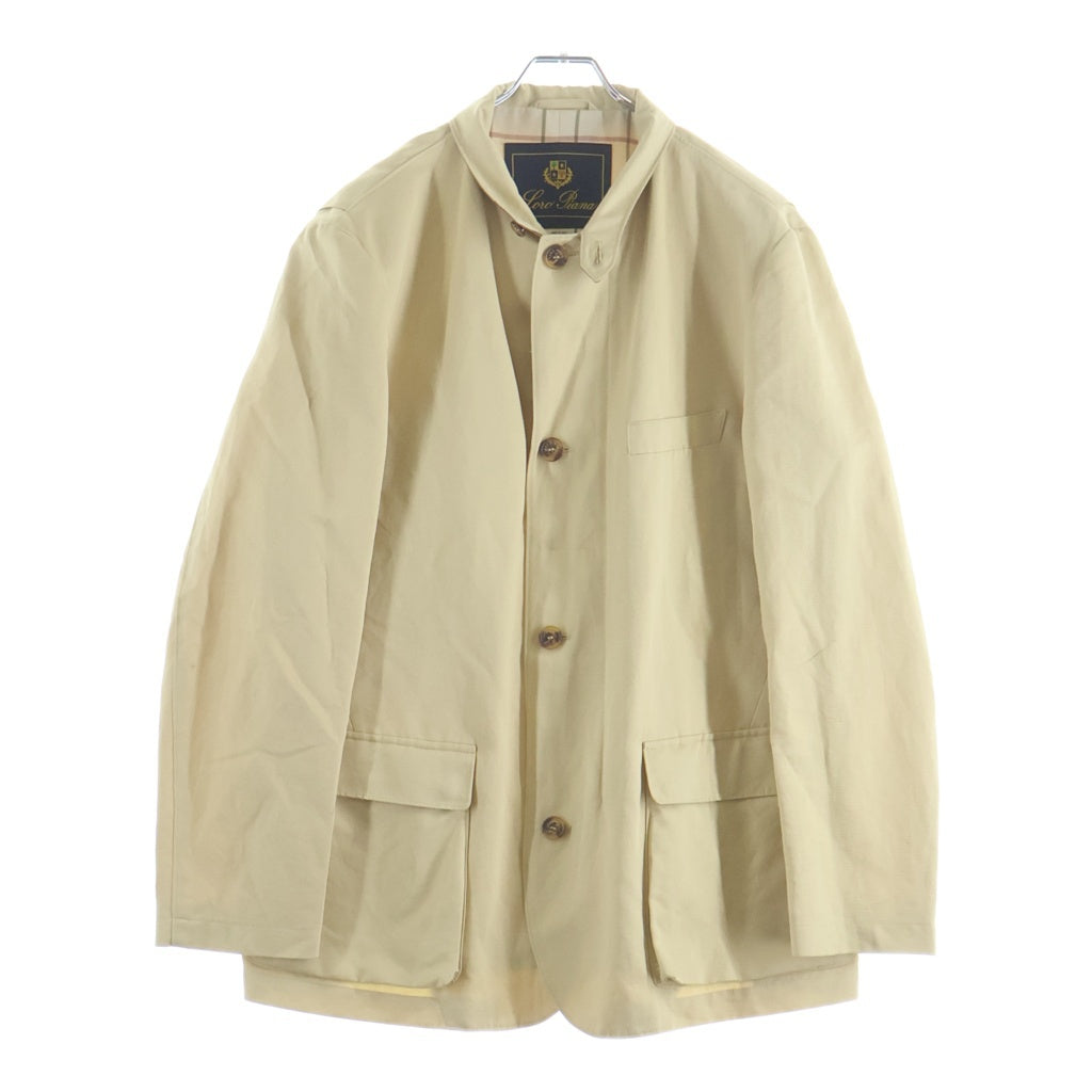 Loro Piana(ロロピアーナ) Roadster Villa d'Este フルボタン ジップアップジャケット クリーム