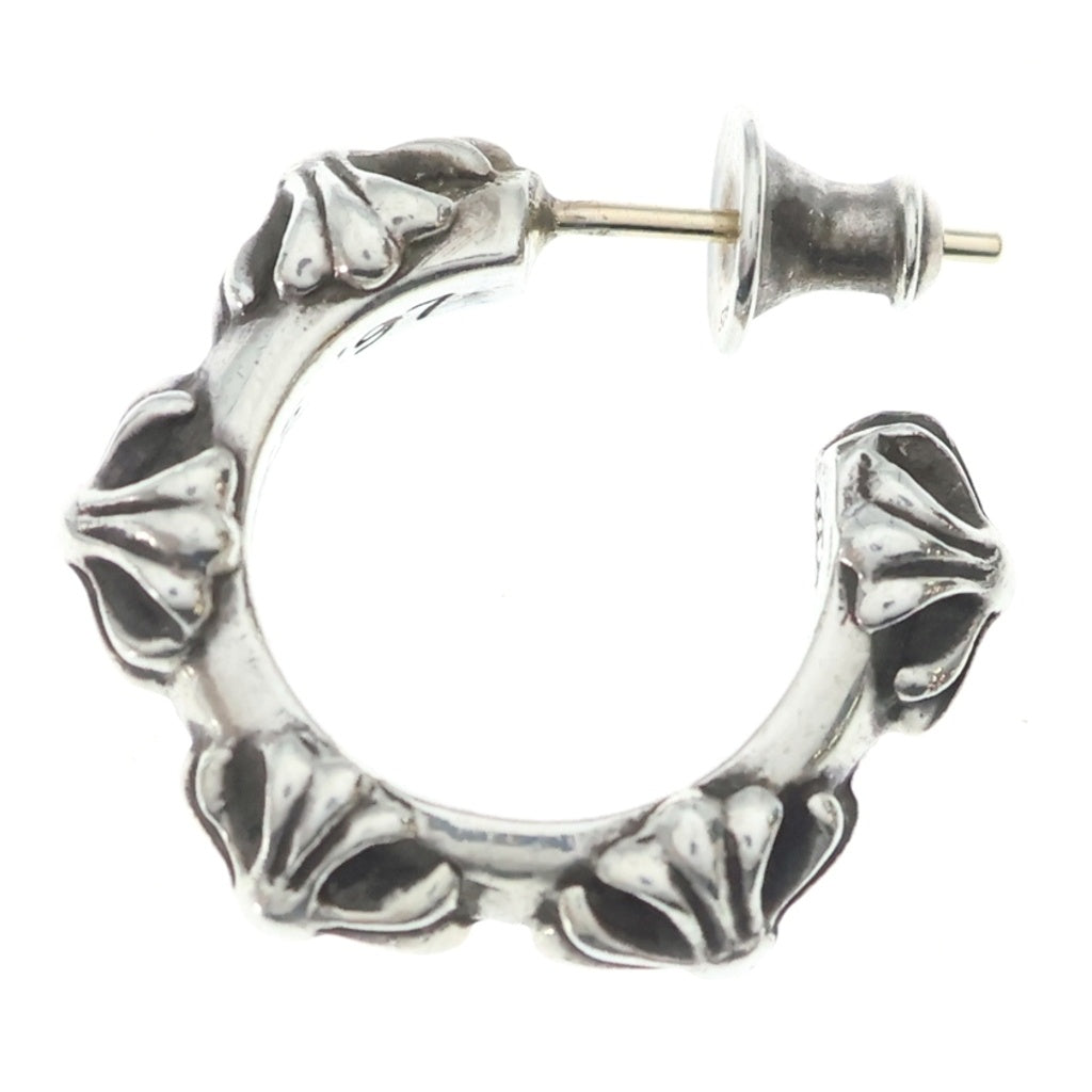 CHROME HEARTS(クロムハーツ) HOOP CROSS クロスバンド フープピアス シルバー BCA100 レディース