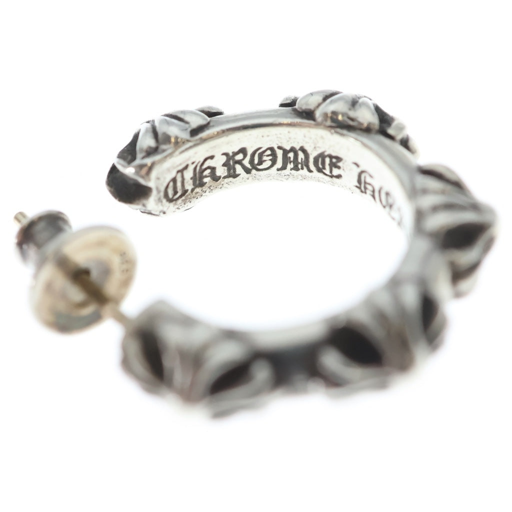CHROME HEARTS(クロムハーツ) HOOP CROSS クロスバンド フープピアス シルバー BCA100 レディース