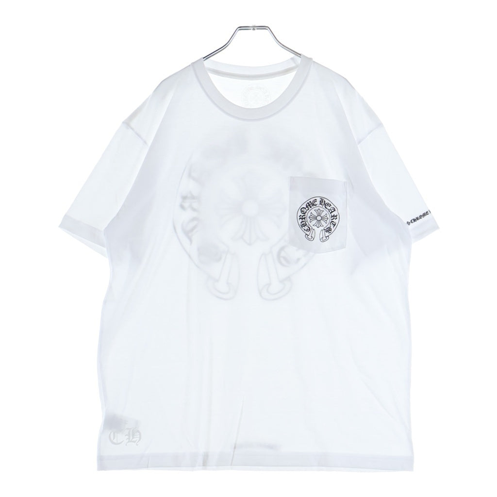 CHROME HEARTS クロムハーツ Tシャツ半袖ホワイト CH120サイズ CHROME HEARTS(クロムハーツ) CH T-SHIRT バックホースシュープリント