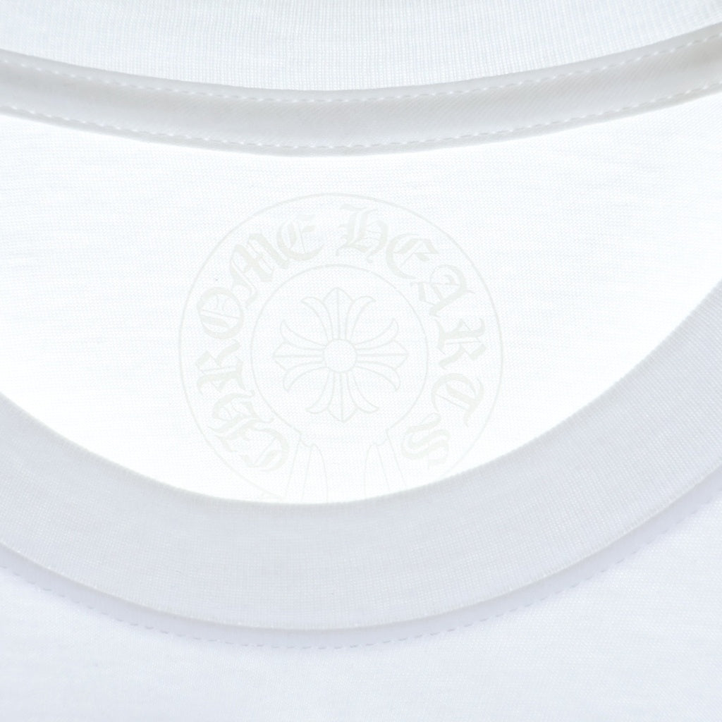 CHROME HEARTS(クロムハーツ) CH T-SHIRT バックホースシュープリント 半袖Tシャツ ホワイト