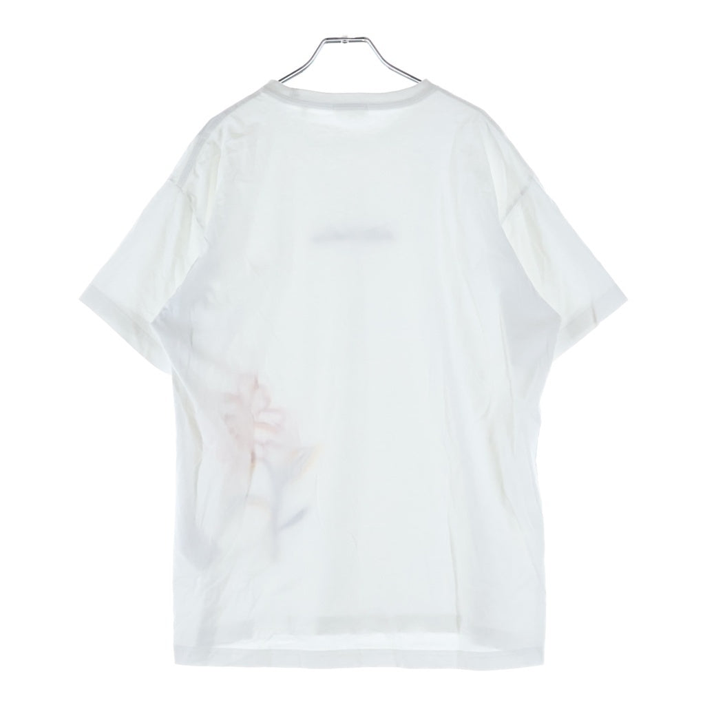 KITH(キス) フロントロゴ刺繍 クルーネック 半袖Tシャツ ホワイト 23-071-080-0065-2-0