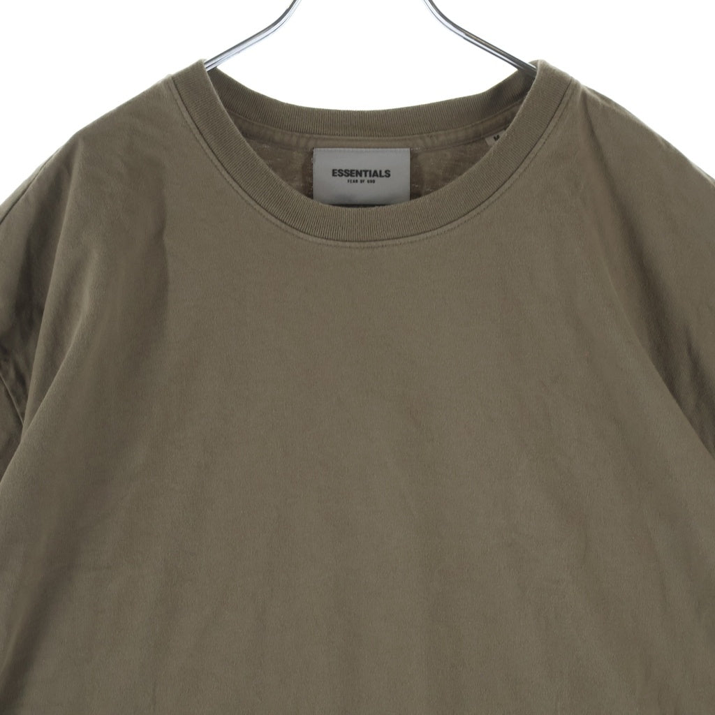 FEAR OF GOD ESSENTIALS(フィアオブゴッド エッセンシャルズ) バックラバーロゴプリント クルーネック 半袖Tシャツ ベージュ