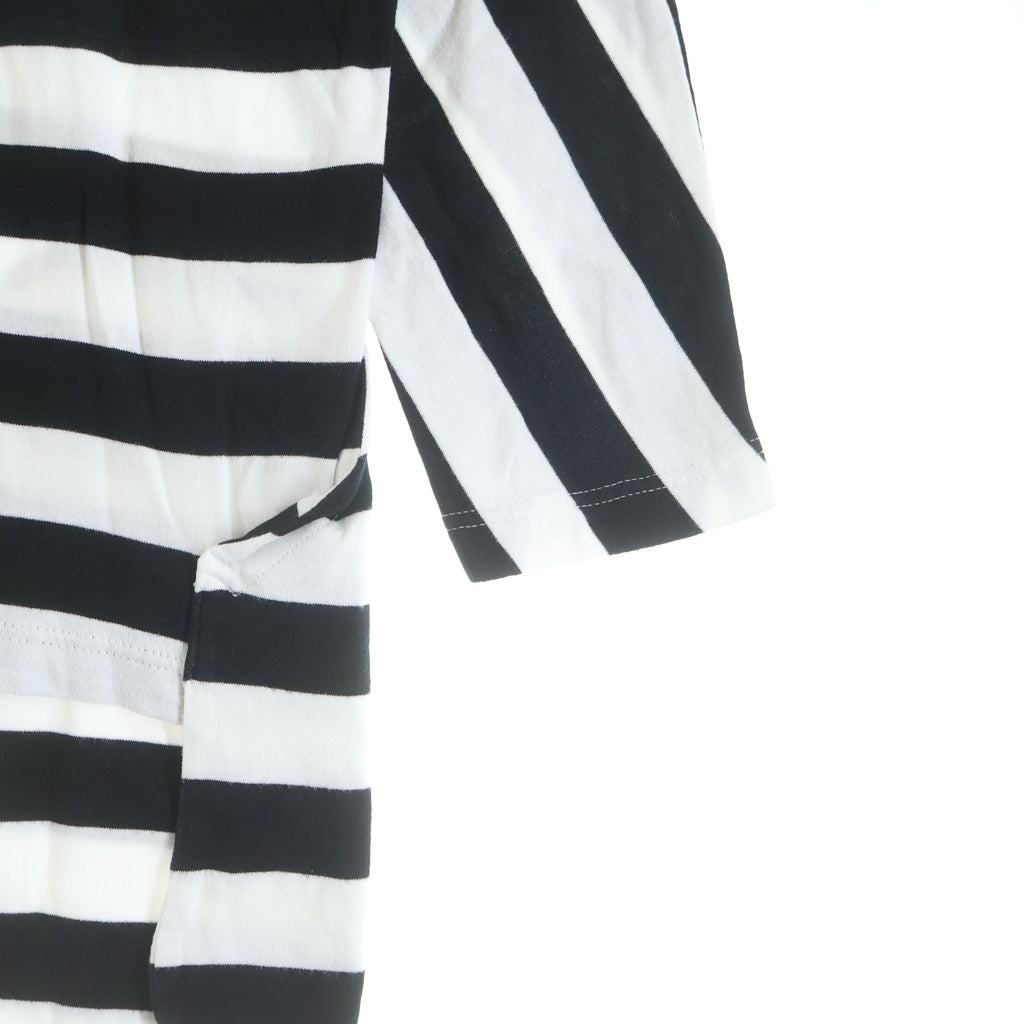 COMME des GARCONS COMME des GARCONS(コムデギャルソンコムデギャルソン) サイドポケットドッキング ボーダー クルーネック長袖Tシャツ ロングスリーブカットソー レディース RC-T007
