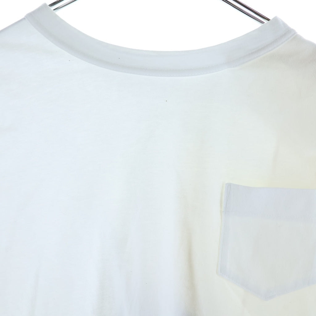 Sacai(サカイ) スカーフドッキング クルーネック 半袖Tシャツ ホワイト 21-05675