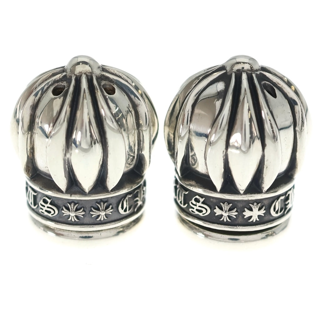 CHROME HEARTS(クロムハーツ) SALT N PEPPER SHAKER ソルトアンドペッパー クリスマスノベルティ塩胡椒入れ シルバー 2個セット