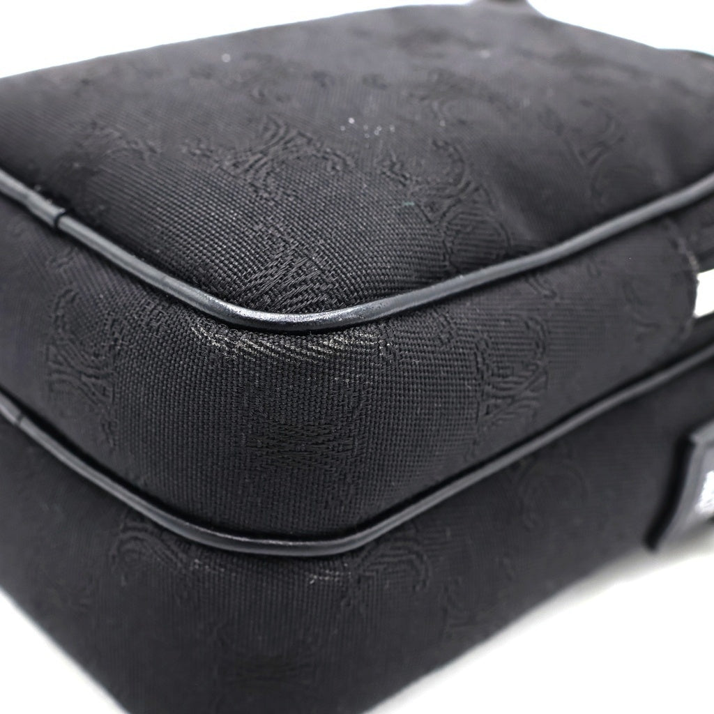 CELINE(セリーヌ) Mini Pocket Shoulder Bag ミニポケット ショルダーバッグ トリオンフ クロスボディーバッグ ブラック レディース