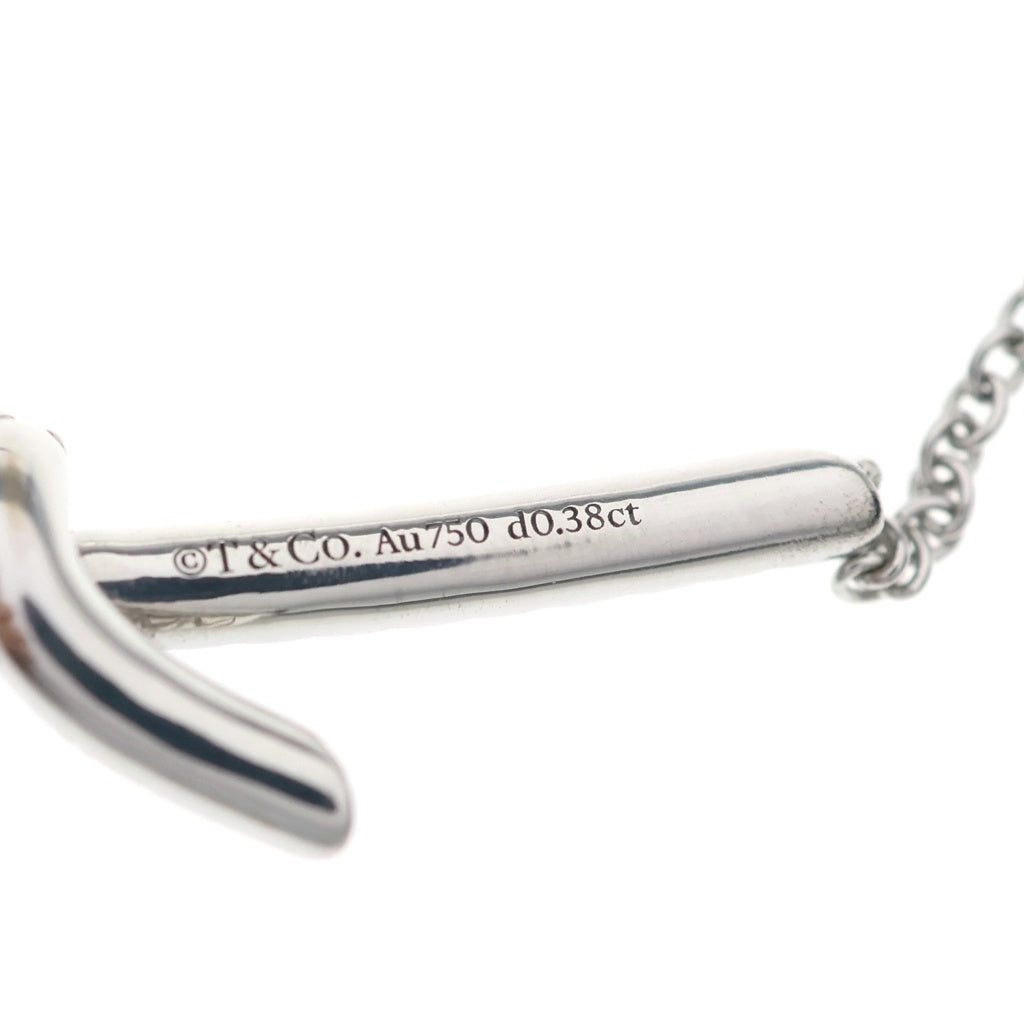 TIFFANY & Co.(ティファニー) ノット フルダイヤ K18WG ネックレス