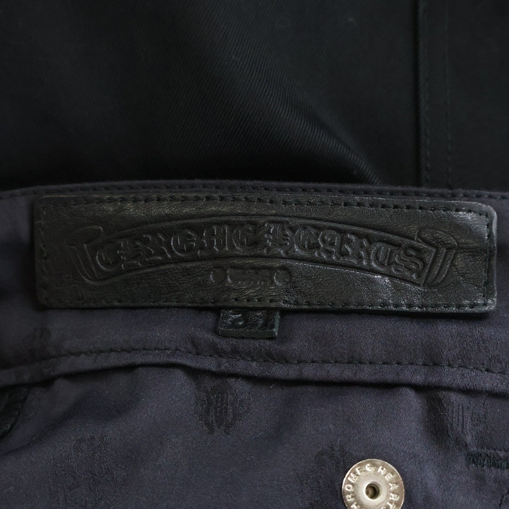 CHROME HEARTS(クロムハーツ) Carpenter Double Knee Cross Ball Pants カーペンター ダブルニー クロスボール パンツ ブラック