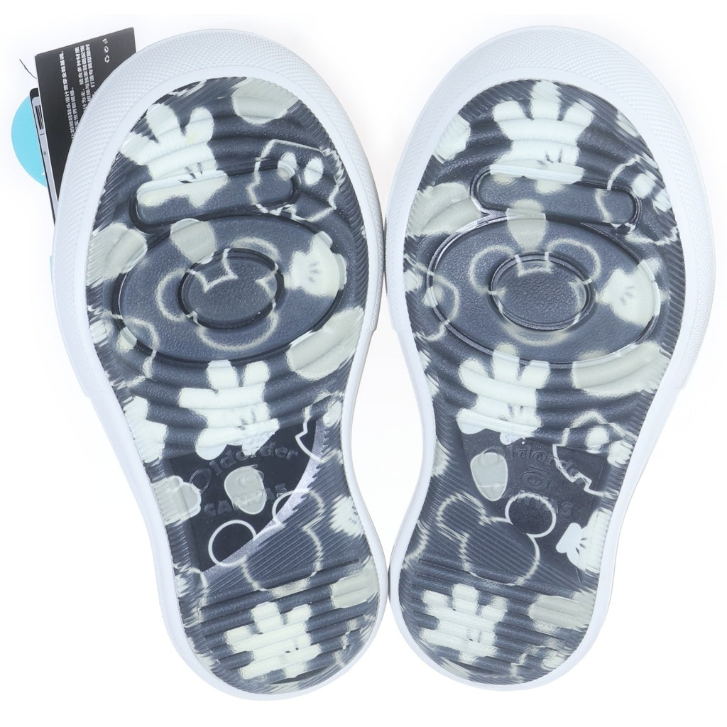 OLD ORDER(オールドオーダー) × Disney Big Hand Canvas Sneakers ディズニー ビッグ ハンド キャンパス ヴィンテージ加工 ローカットスニーカー グレー 02320732