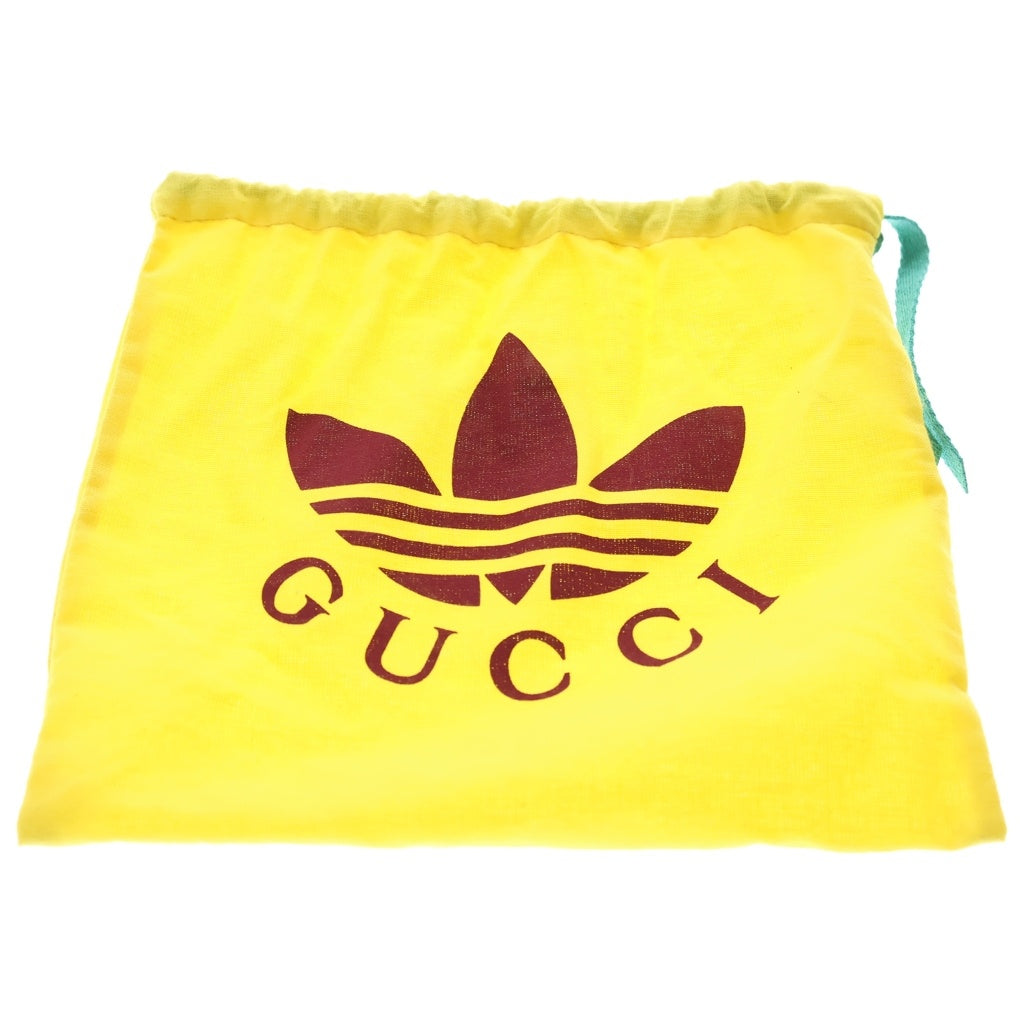 GUCCI(グッチ) ×adidas アディダス GGロゴバックル トレフォイル ベルト ブラウン 406831 480199