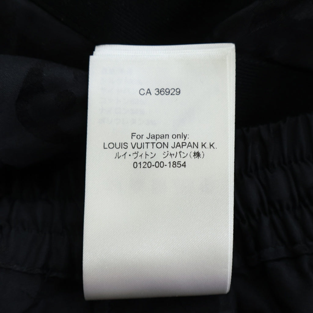 LOUIS VUITTON(ルイヴィトン) 25AW モノグラム モアレ ジャカード シルク ショートパンツ ハーフパンツ ブラック RM252MV SBC