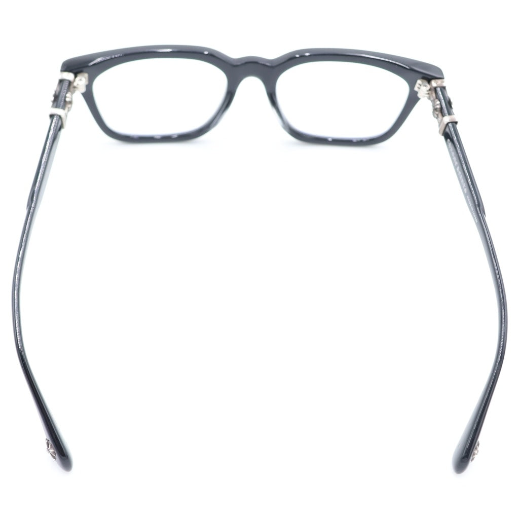 CHROME HEARTS(クロムハーツ) COX UCKER サイド CHクロス スクエア サングラス メガネ ブラック