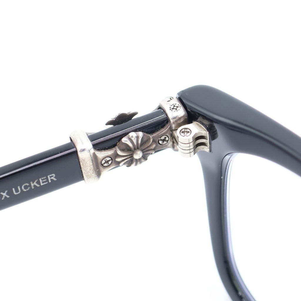 CHROME HEARTS(クロムハーツ) COX UCKER サイド CHクロス スクエア サングラス メガネ ブラック