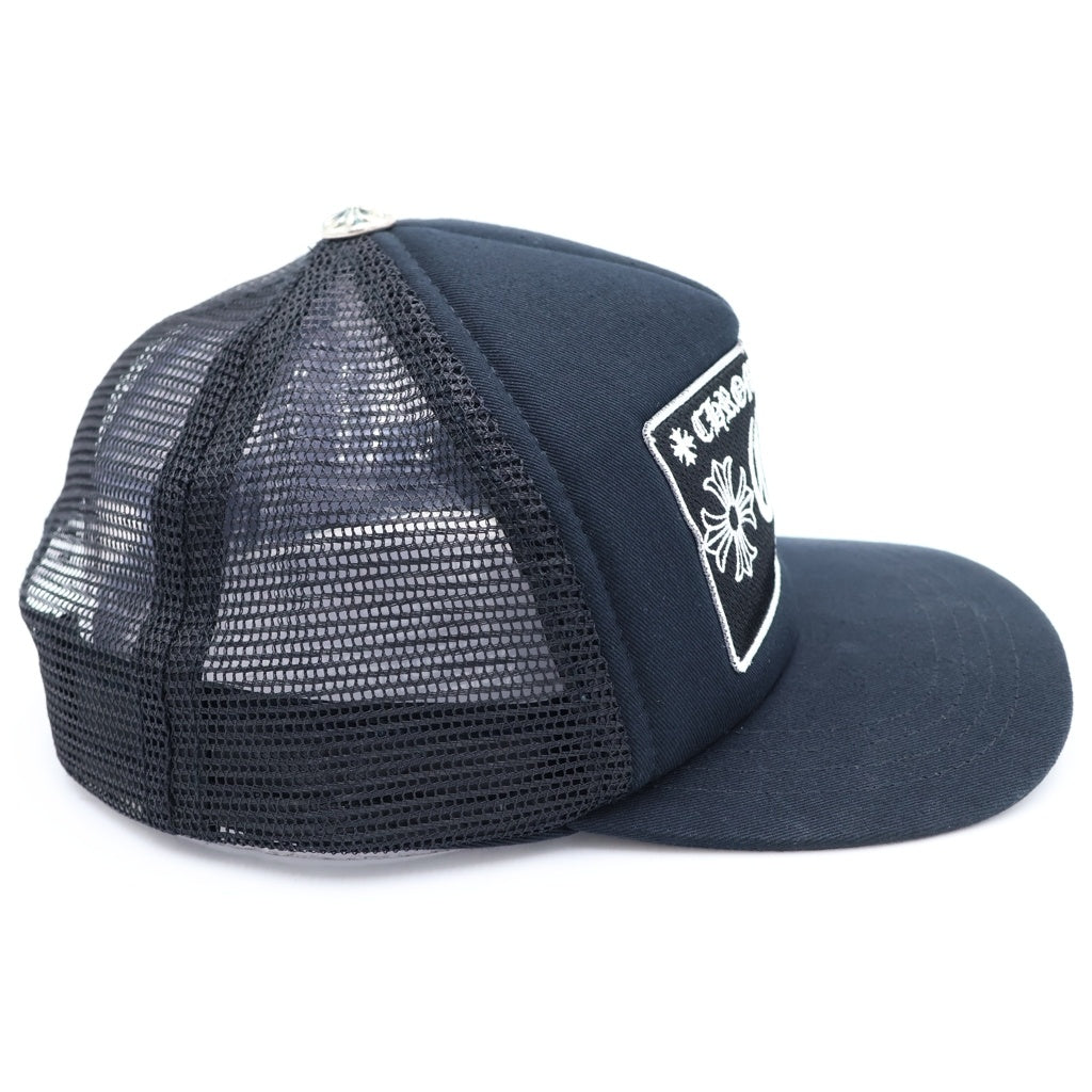 CHROME HEARTS(クロムハーツ) TRUCKER CAP PARIS CHパッチ メッシュ トラッカーキャップ 帽子 ブラック