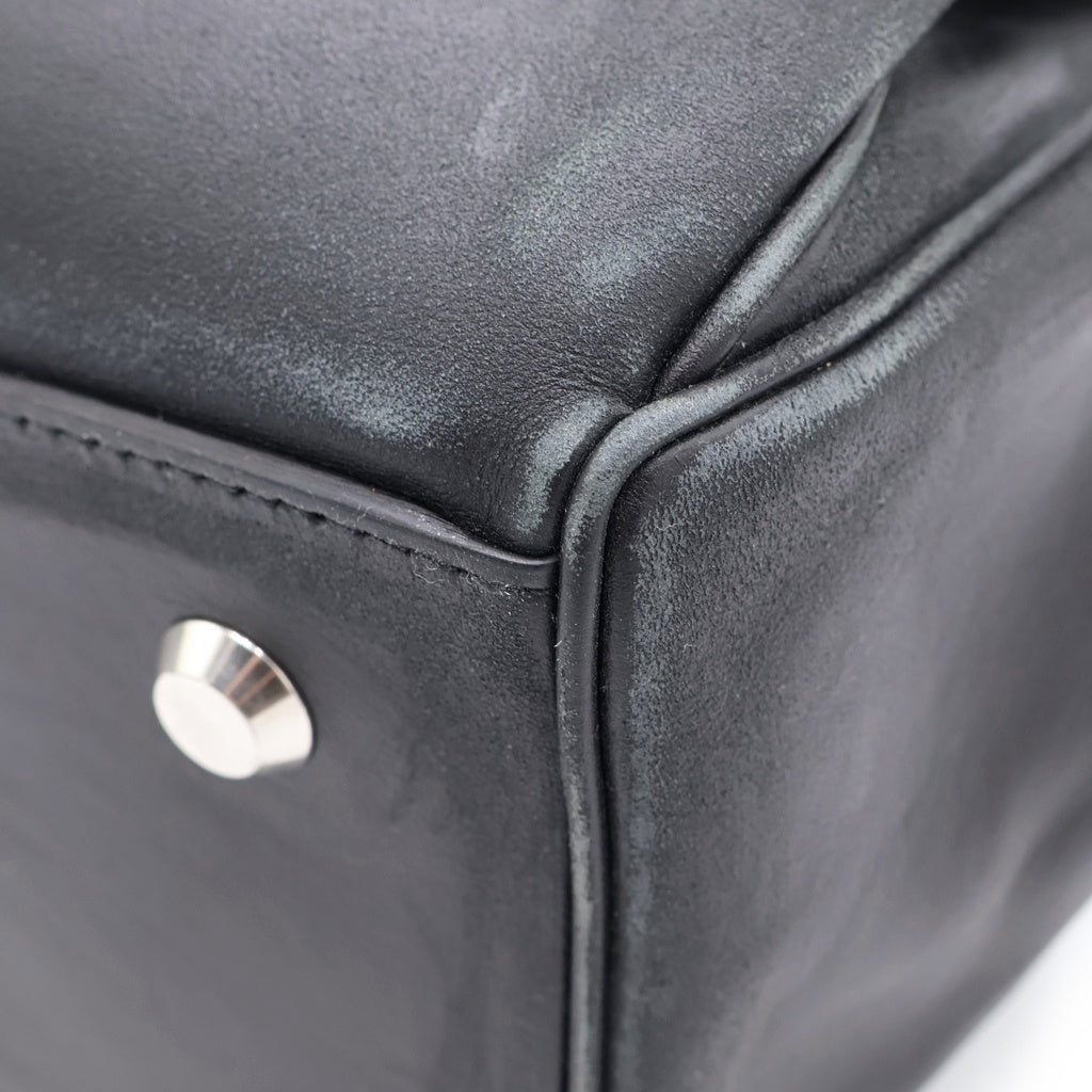 BALENCIAGA(バレンシアガ) Rodeo ラージ チャーム付き レザー ハンドバッグ ブラック 251342F046003 レディース