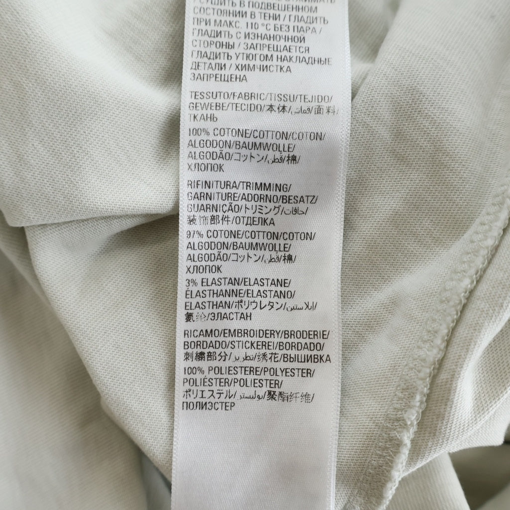 BALENCIAGA(バレンシアガ) Logo Embroidery Taped T-Shirt 712398 TNVG1 テープキャンペーンロゴ 半袖Tシャツ ホワイト