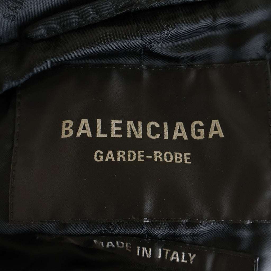 BALENCIAGA(バレンシアガ) 25AW Hooded Long Coat フーデッド ウール ロングコート ブラック 852338TQU14