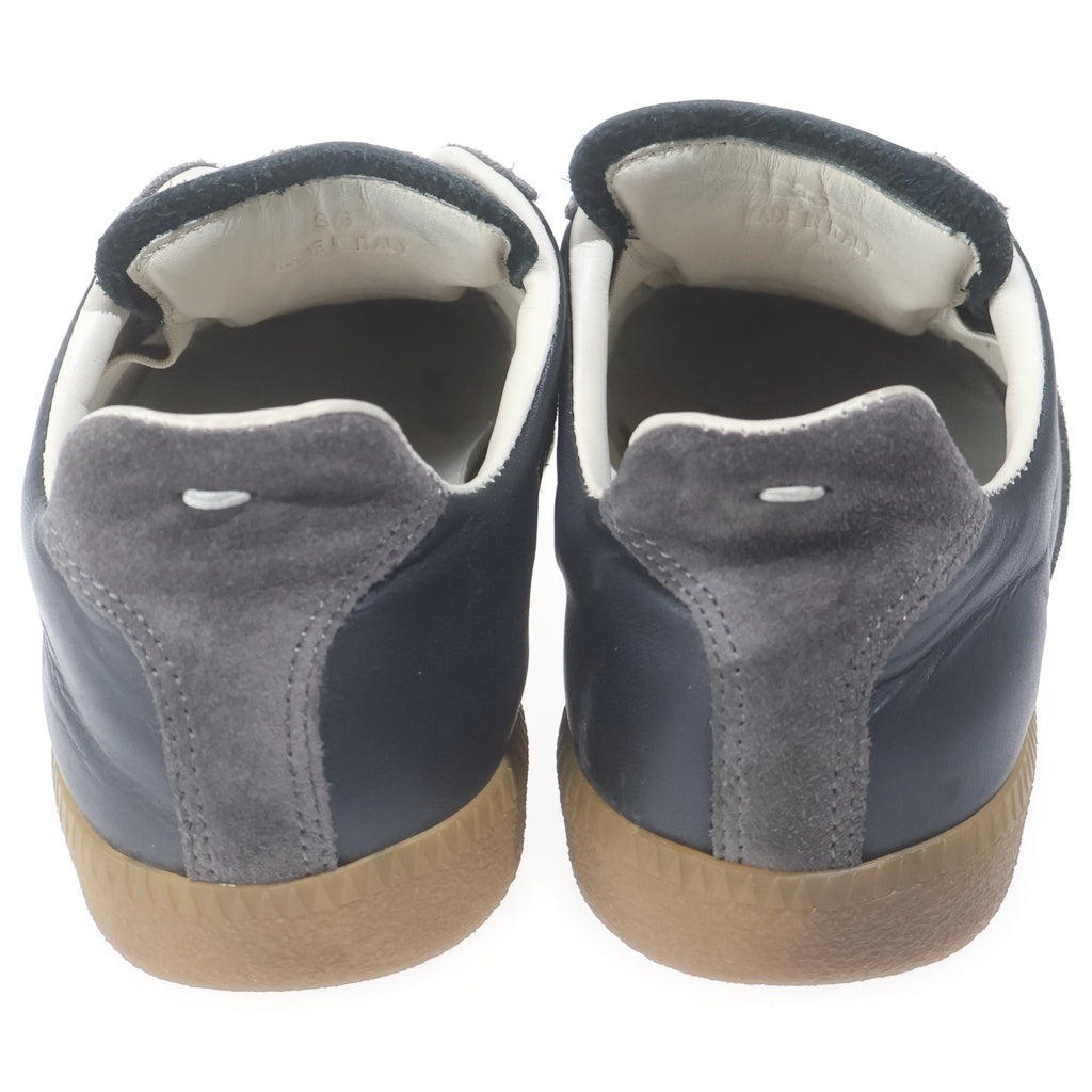 Maison Margiela(メゾンマルジェラ) REPRICA レプリカ ジャーマントレーナー レザーローカットスニーカー ブラウン レディース