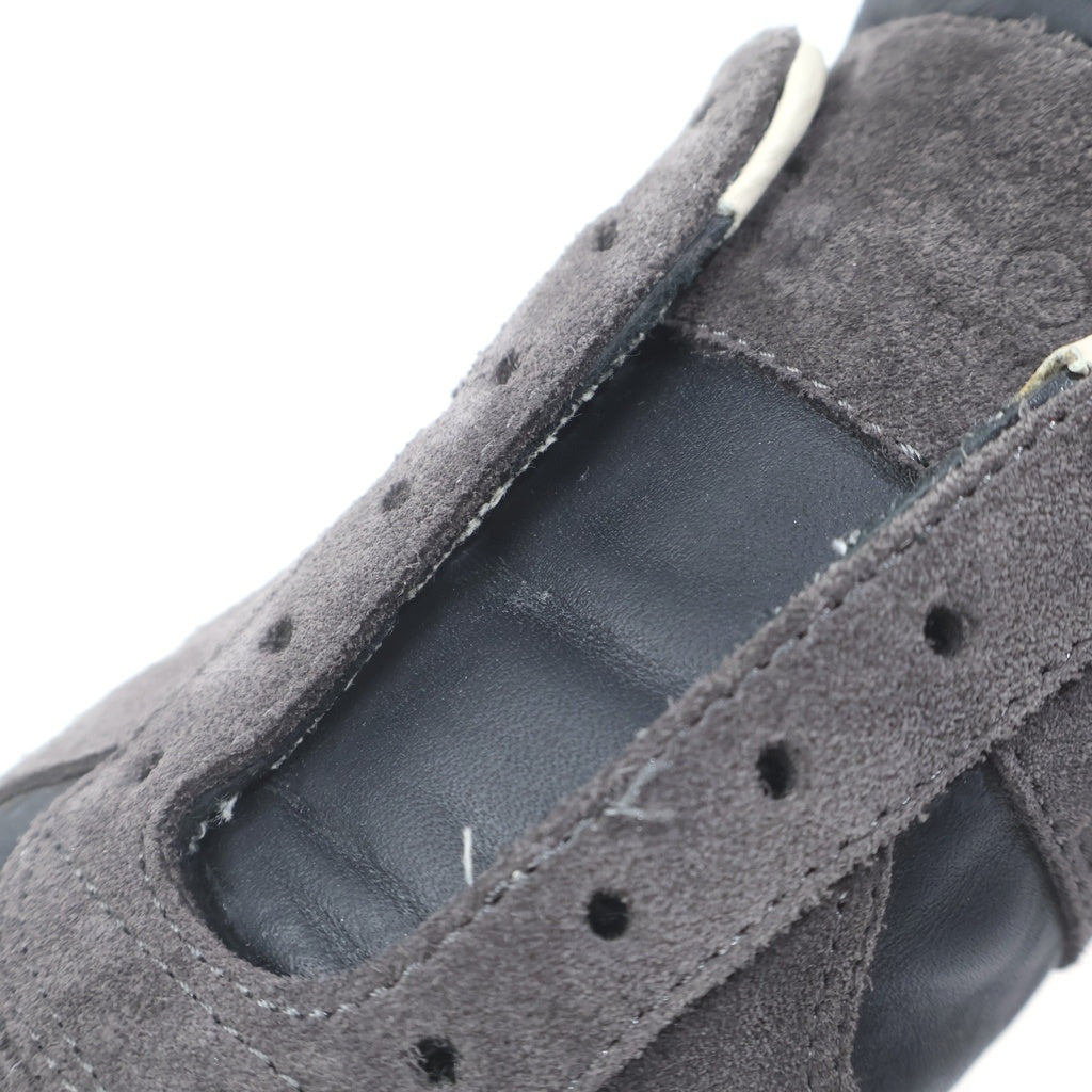 Maison Margiela(メゾンマルジェラ) REPRICA レプリカ ジャーマントレーナー レザーローカットスニーカー ブラウン レディース